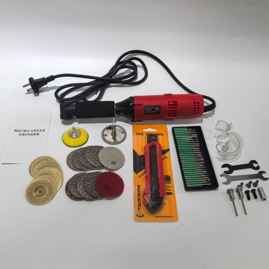 🔥Kit Meuleuse P6 - Meuleuse de Précision 550W + Accessoires pour Carrelage, Vasques, Biseaux & Rénovation | Outillage Carreleur 2.0