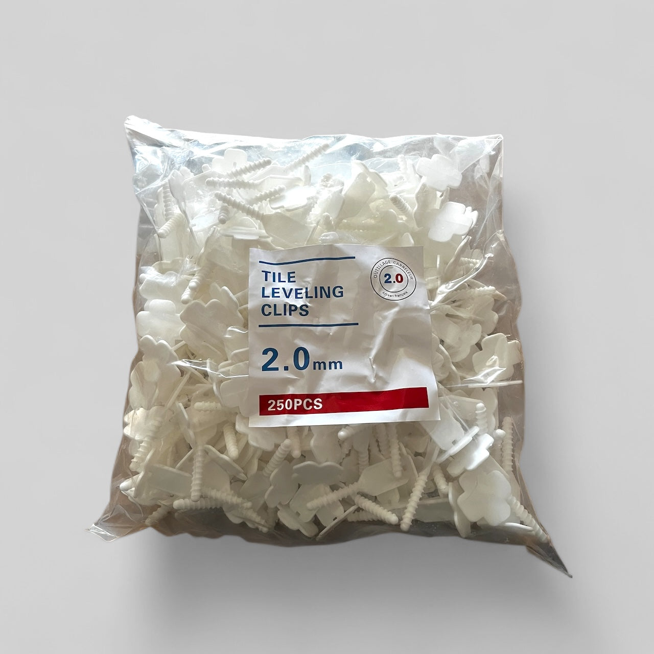 🔥250 Abstandshalter 2mm für Fliesen mit großer Stärke (15 bis 30mm)