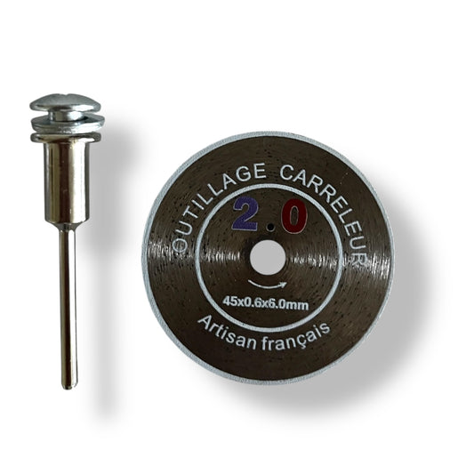 🔥Mini Diamanttrennscheibe 45 mm – Ultradünn 0,6 mm (Hartmetallscheibe)