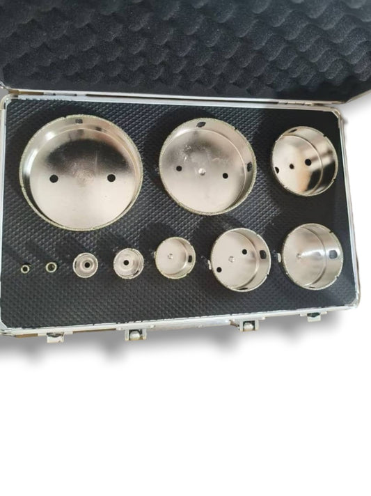 🔥Diamant-Lochsägen-Set Ø 6 bis 100 mm – Für Bohrmaschine/Akkuschrauber