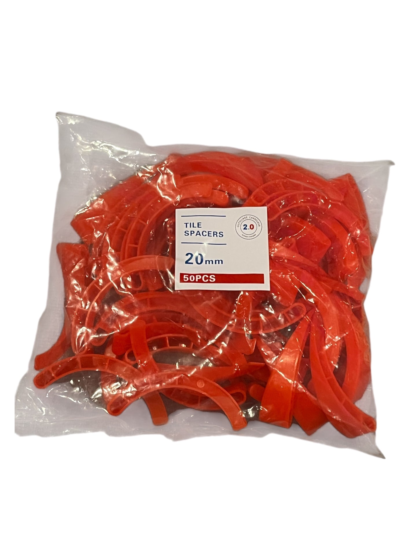 🔥Pack 100 Rote Keile – Präziser Abstand & Ergonomisch Fliesen