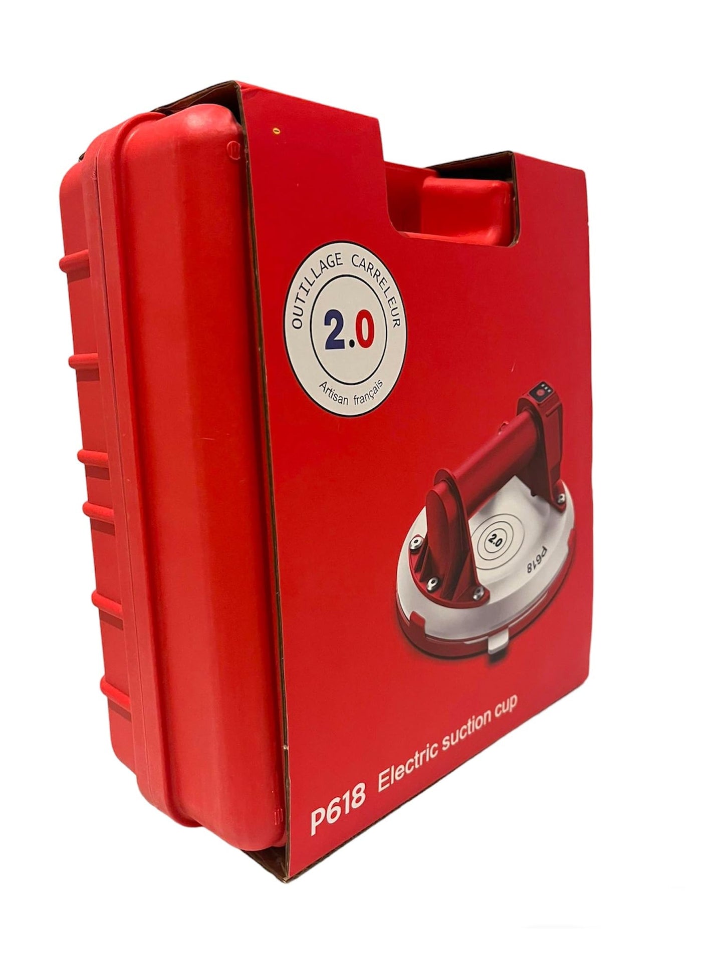 🔥Elektrische Saugnapf P618 – 200 mm – 140 kg | Automatische Ansaugung & Manometer | Fliesenlegerwerkzeug 2.0