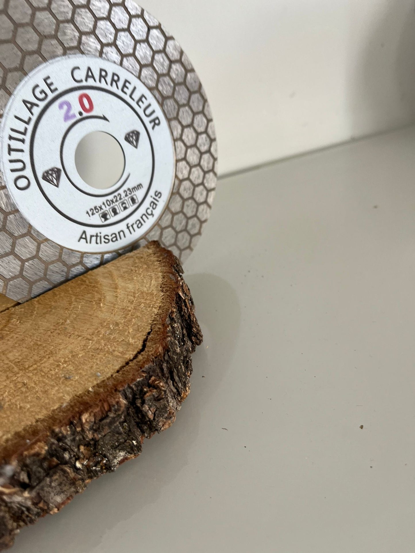 🔥Disque Diamant Biseau 125 mm – Coupe 45° Nid d’Abeille | Finition Pro | Outillage Carreleur 2.0