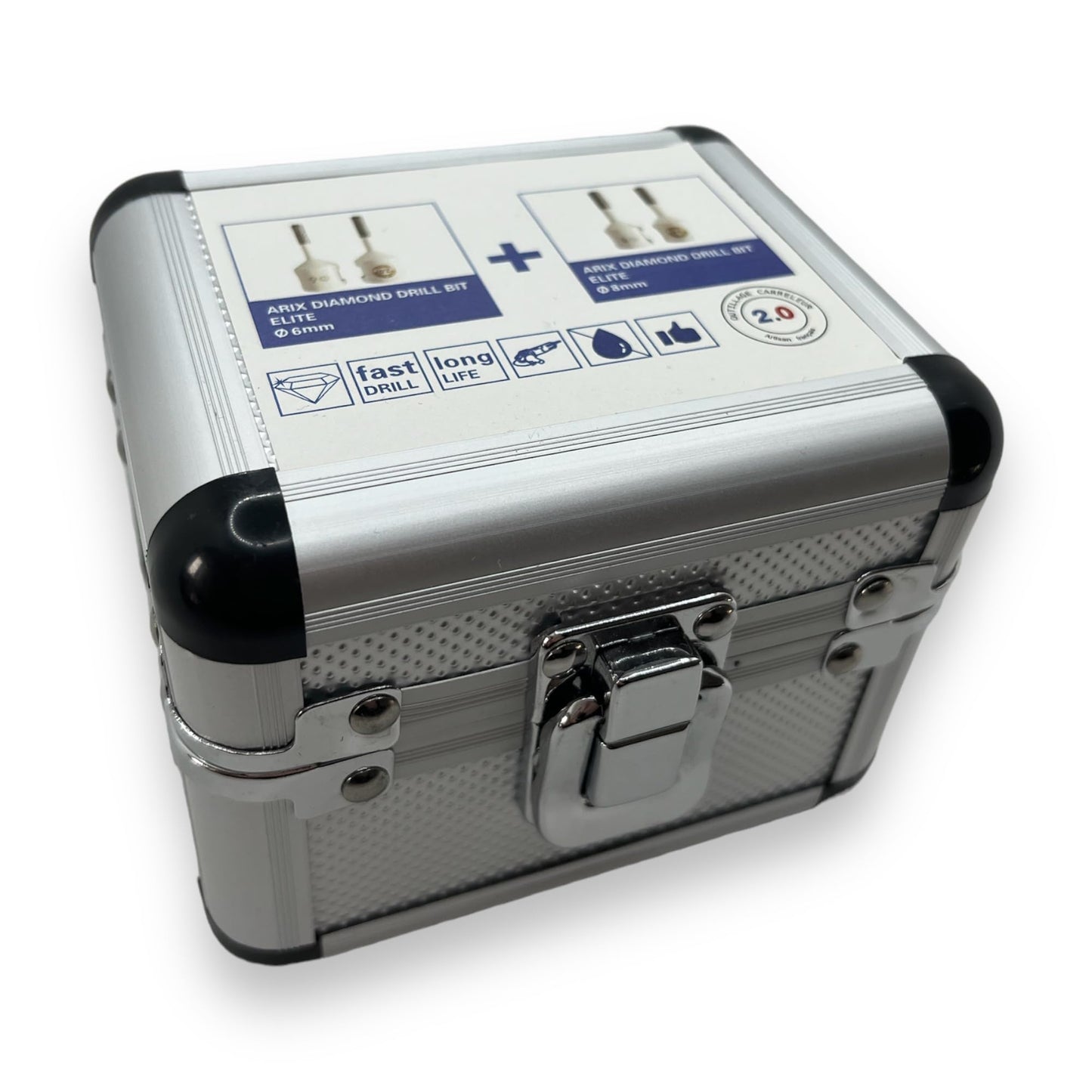 Diamantbohrer-Set 6 & 8 mm – Präzises Bohren von Fliesen & Marmor | Fliesenleger-Werkzeug 2.0