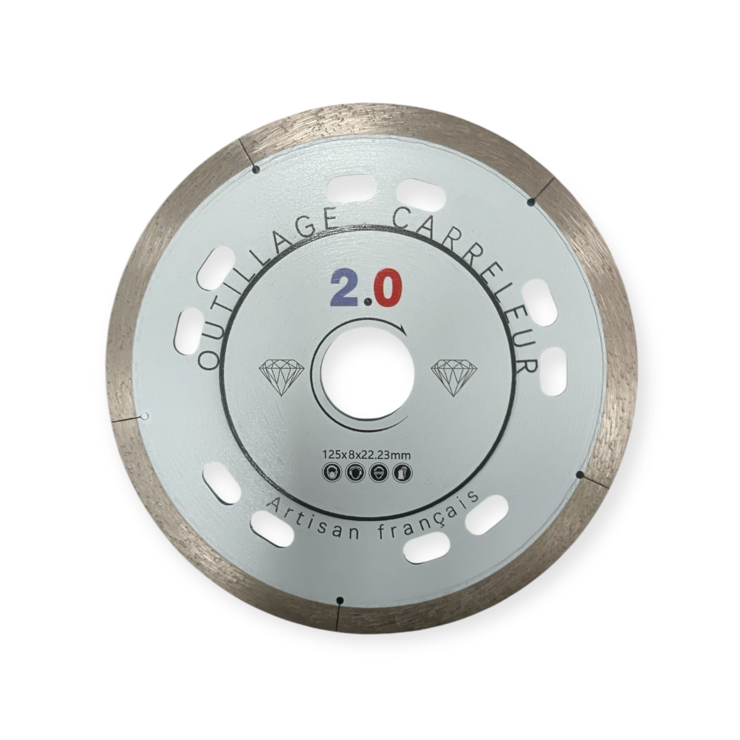🔥Disco Diamantato 125 mm Kaizen – Taglio Ultra-Sottile per Piastrelle, Gres Porcellanato, Marmo, Granito | Utensili Piastrellista 2.0