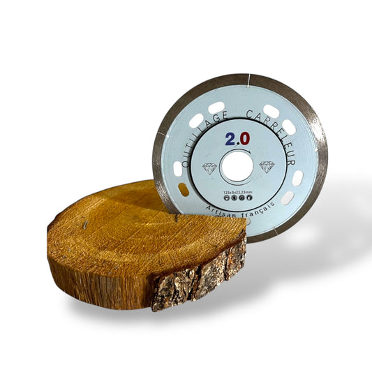 🔥Disque Diamant 125 mm Kaizen – Coupe Ultra-Fine Carrelage, Grès Cérame, Marbre, Granit | Outillage Carreleur 2.0