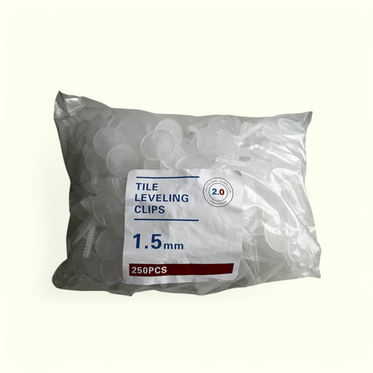 🔥250 Abstandshalter 1,5 mm – Nivellier-Clips für Fliesenverlegung – Hohe Präzision und Haltbarkeit