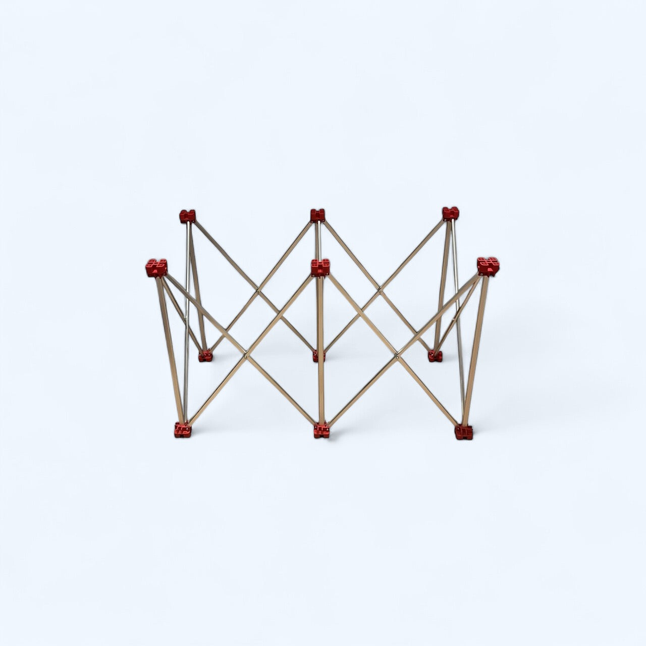 🪑 Table Extensible Pliante 6 Pieds – Structure Métallique Compacte – 116x61x73 cm