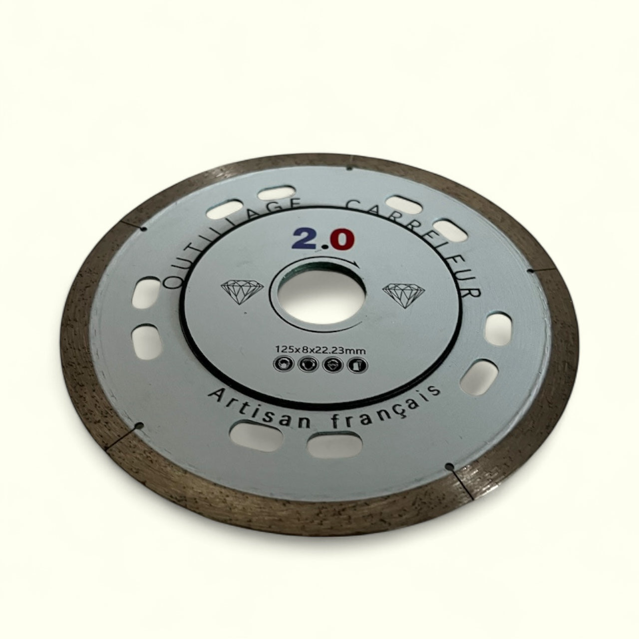 Disque Diamant 125 mm Kaizen – Coupe Ultra-Fine Carrelage, Grès Cérame & Pierre