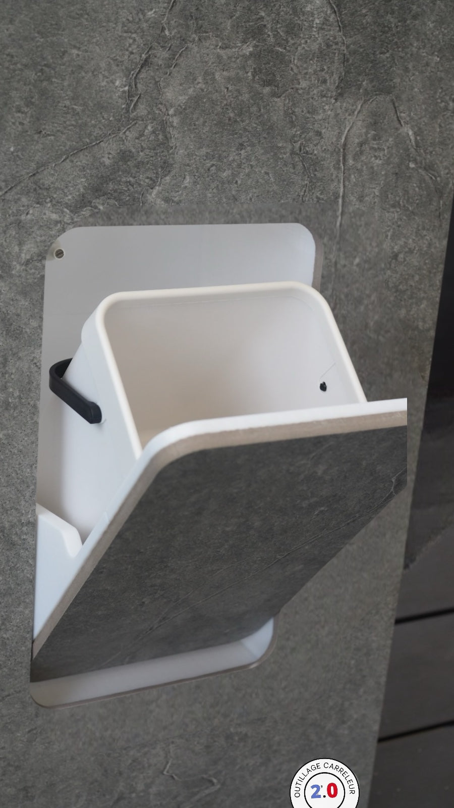 🪨 Poubelle encastrée à carreler – Design discret & intégration parfaite