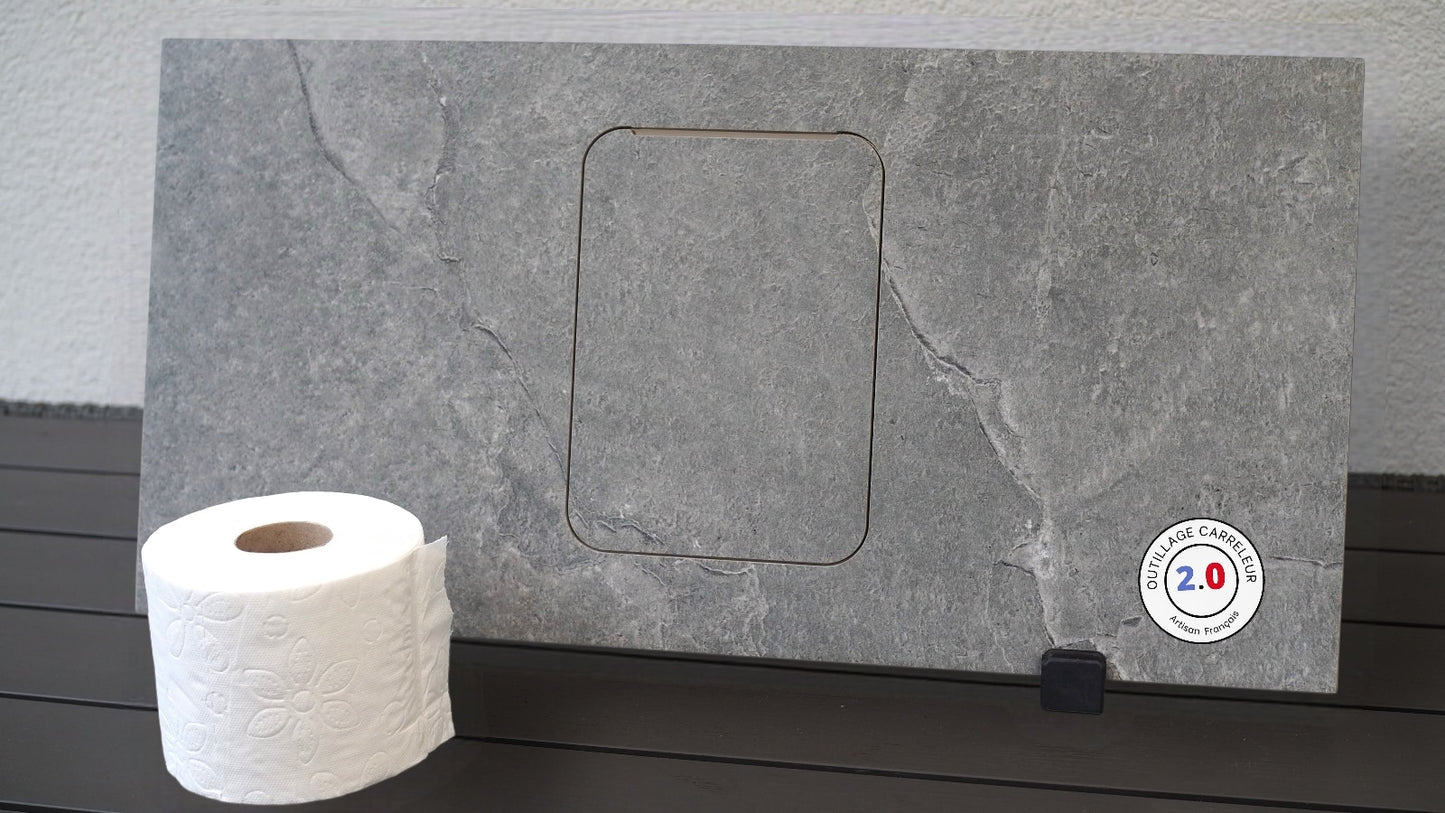 🔥Porte-papier toilette encastré à carreler – Design moderne & finition invisible