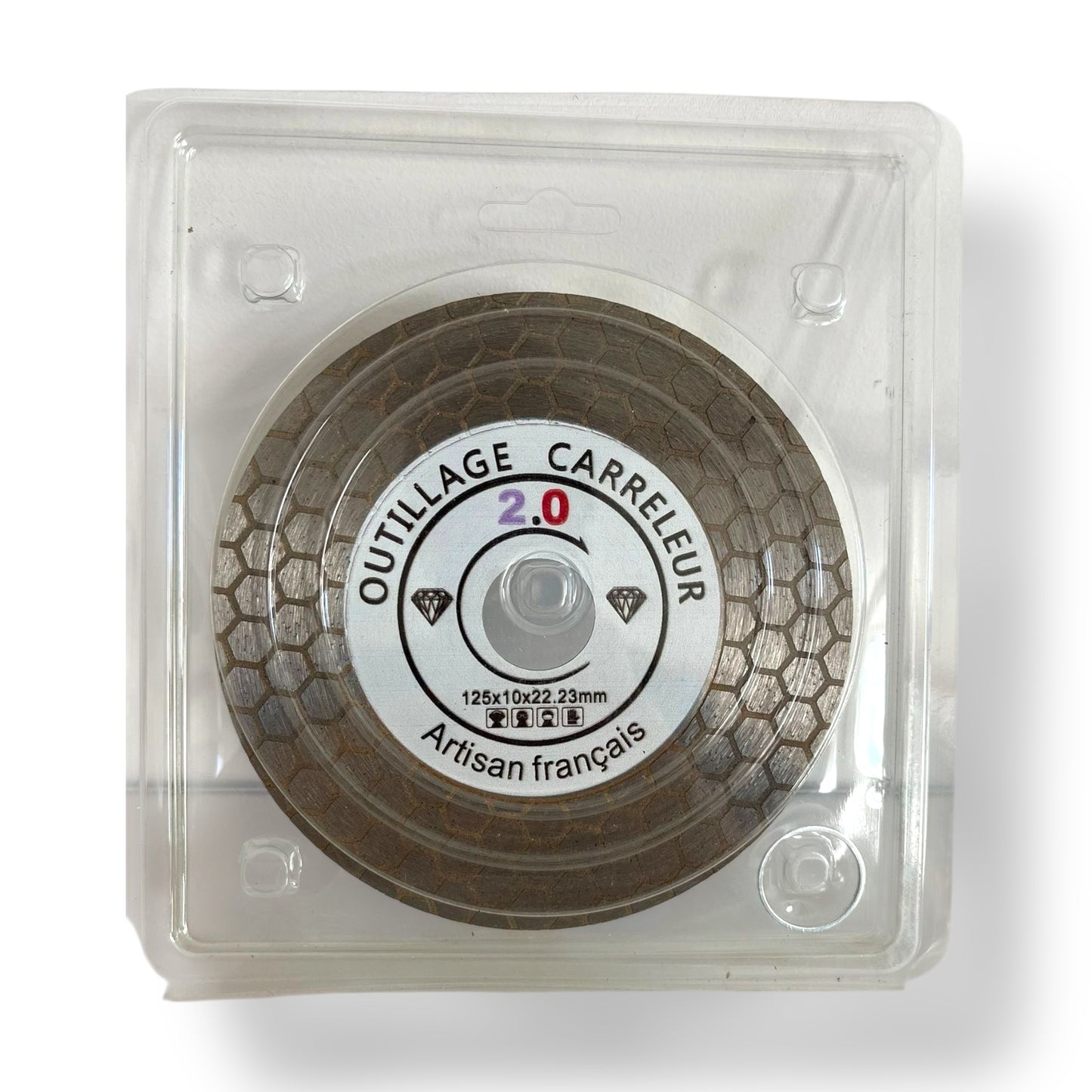 🔥Diamond Bevel Disc 125 mm – 45° Cut Honeycomb | Pro Finish | Tiling Tools 2.0