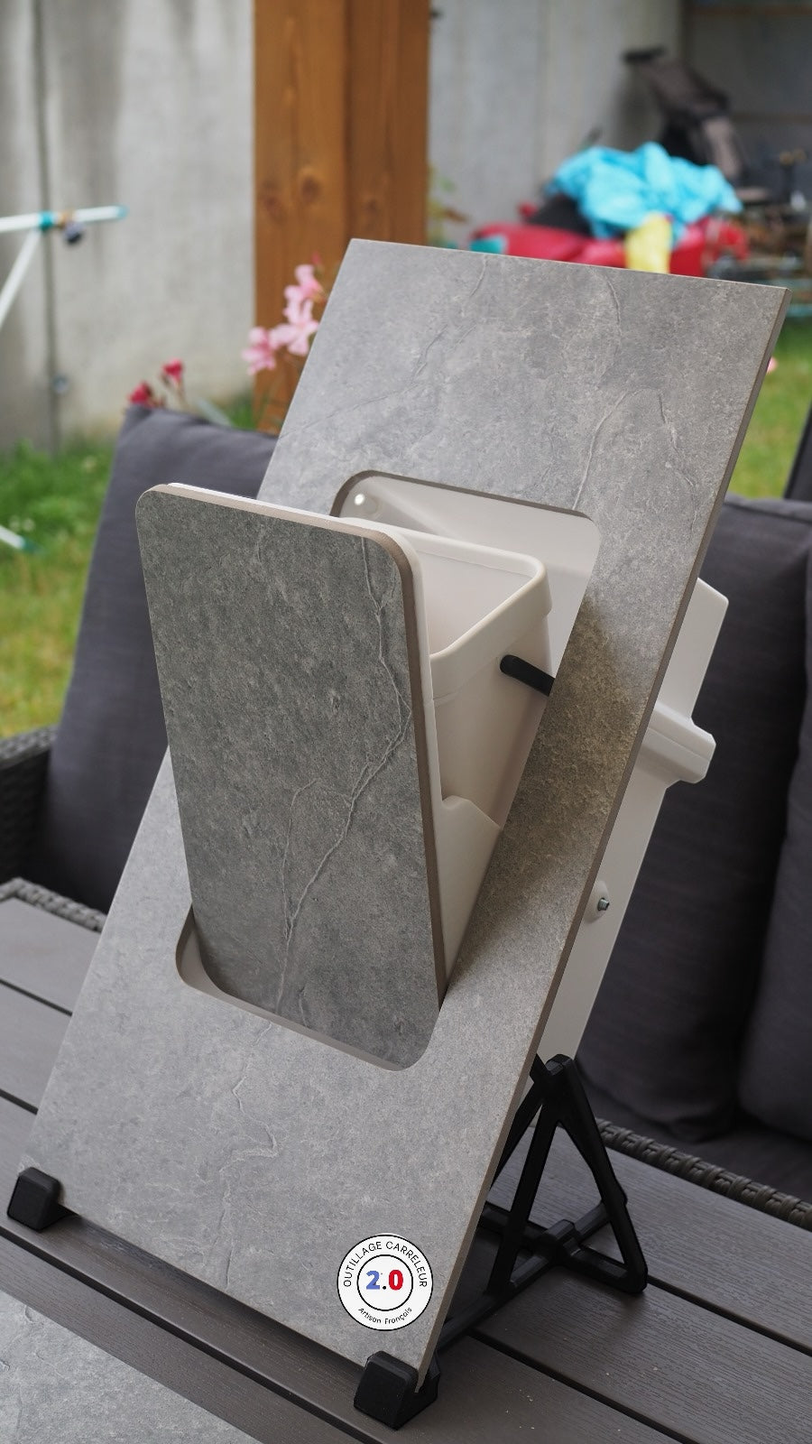 🪨 Poubelle encastrée à carreler – Design discret & intégration parfaite