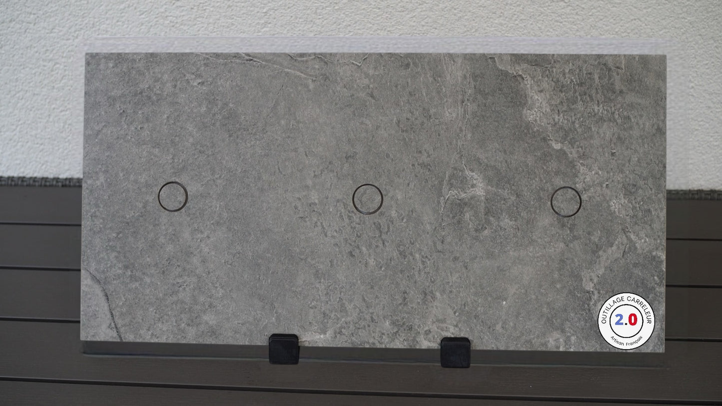 🔥Design-Handtuchhalter-Set – Unsichtbare Befestigung an gefliester Wand – 3er-Set – Tiefe 8 cm