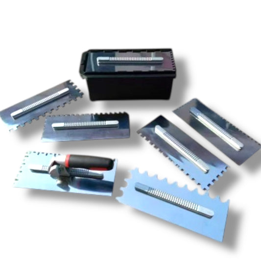 🔥Kleberspachtel-Set 8-teilig – Edelstahlklingen 6–12 mm & Austauschbarer Griff