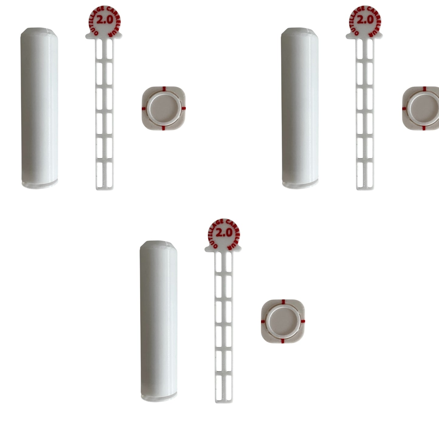 🔥Design-Handtuchhalter-Set – Unsichtbare Befestigung an gefliester Wand – 3er-Set – Tiefe 8 cm