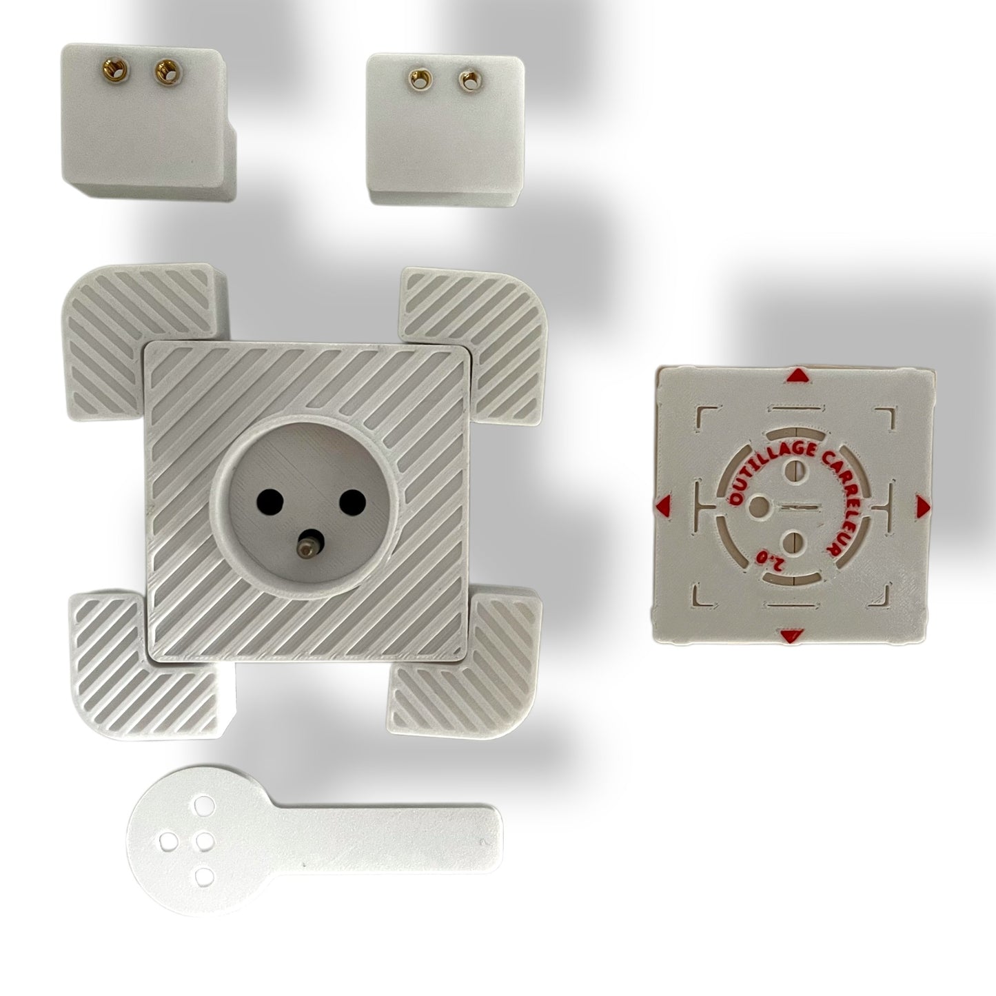 🔥 Kit Prise Électrique à Carreler – Finition Invisible | Outillage Carreleur 2.0
