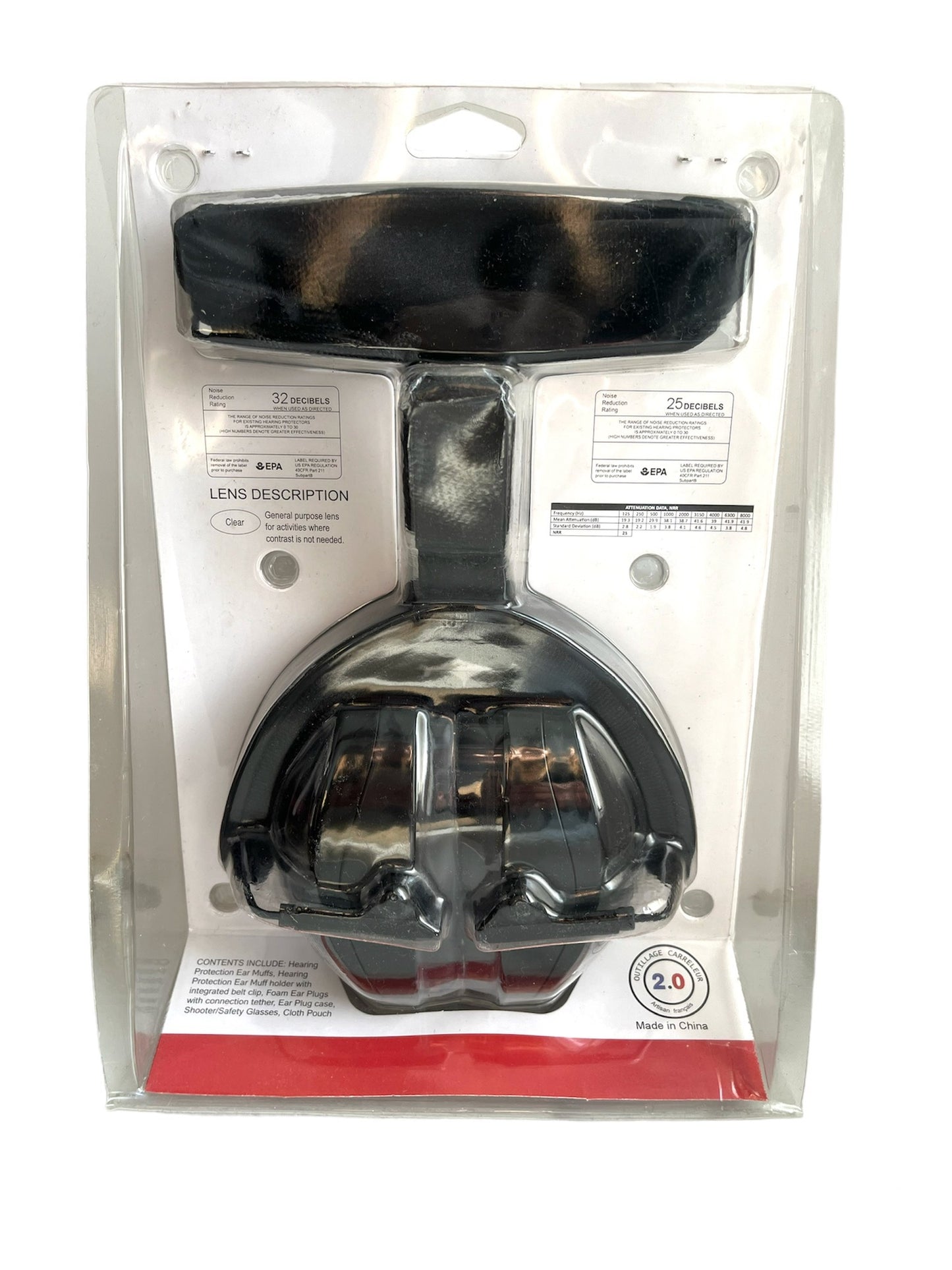 🔥Kit EPI Complet Chantier – Casque Anti-Bruit, Lunettes de Protection, Bouchons d’Oreilles