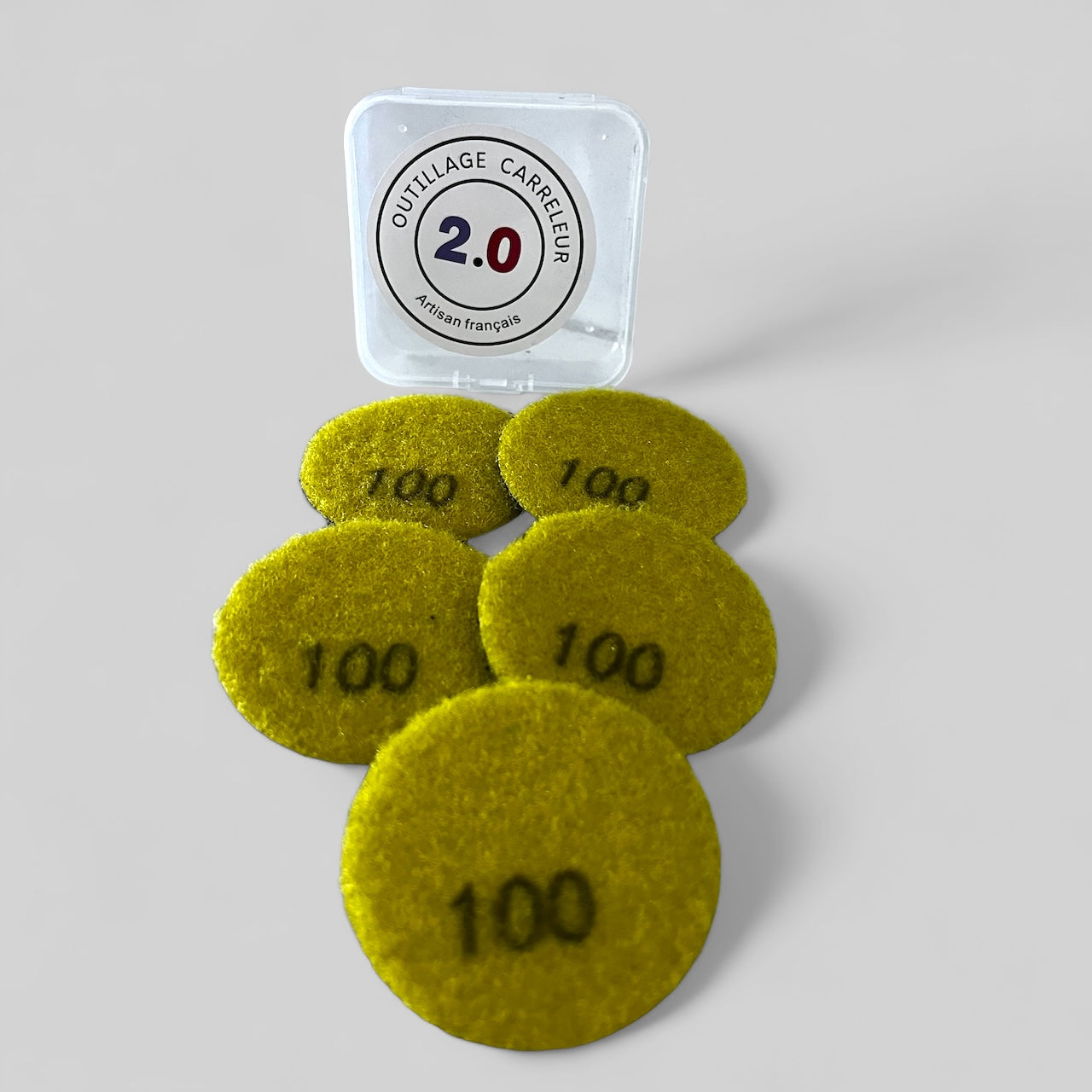 🔥Pack de 5 Mini Almohadillas Panal Grano 100 – Pulido Diamante | Herramientas para Alicatador 2.0