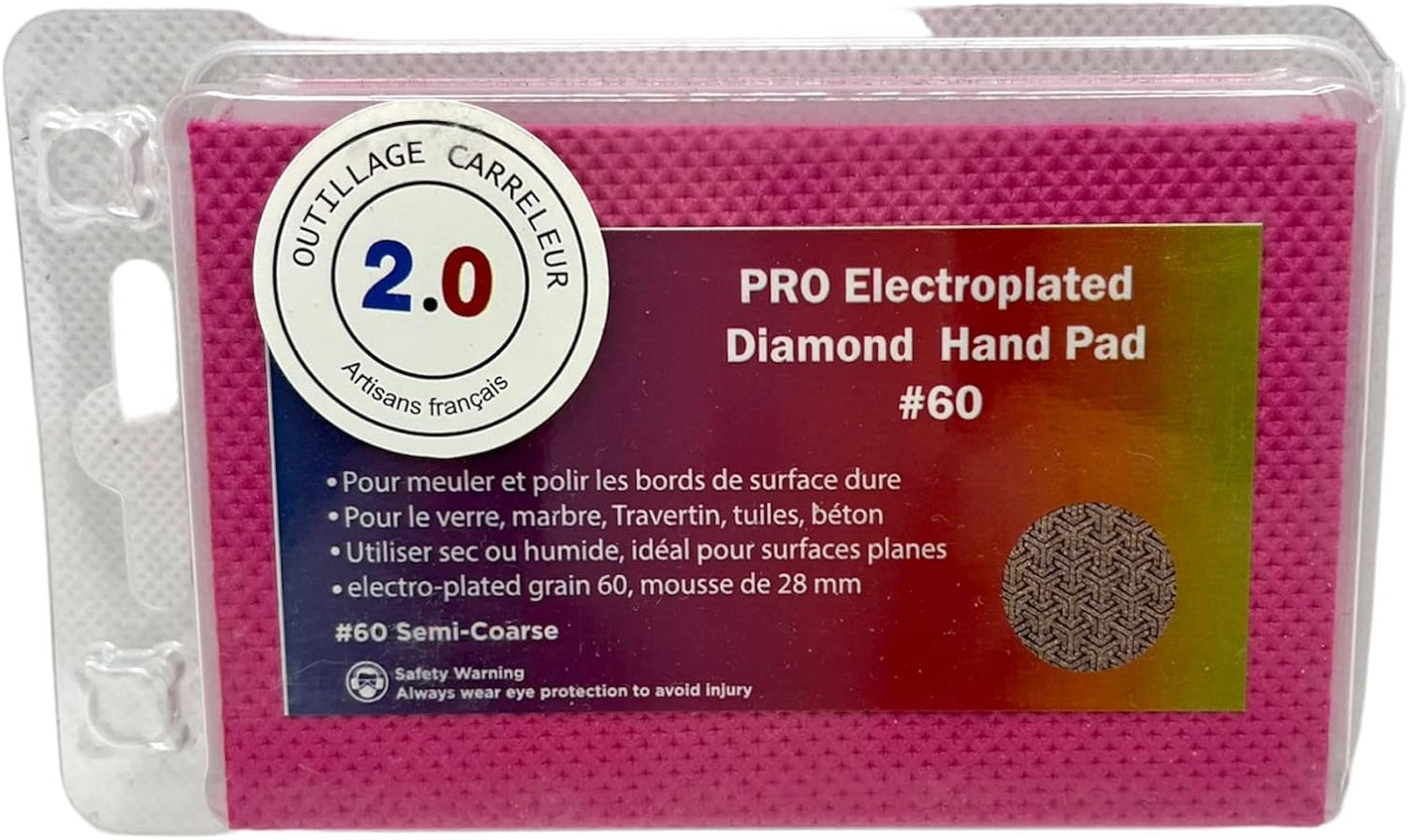 🔥Manueller Diamant-Schleifblock Körnung 60 – Professioneller Schleifblock für Fliesen, Marmor, Beton – Fliesenleger-Werkzeug 2.0