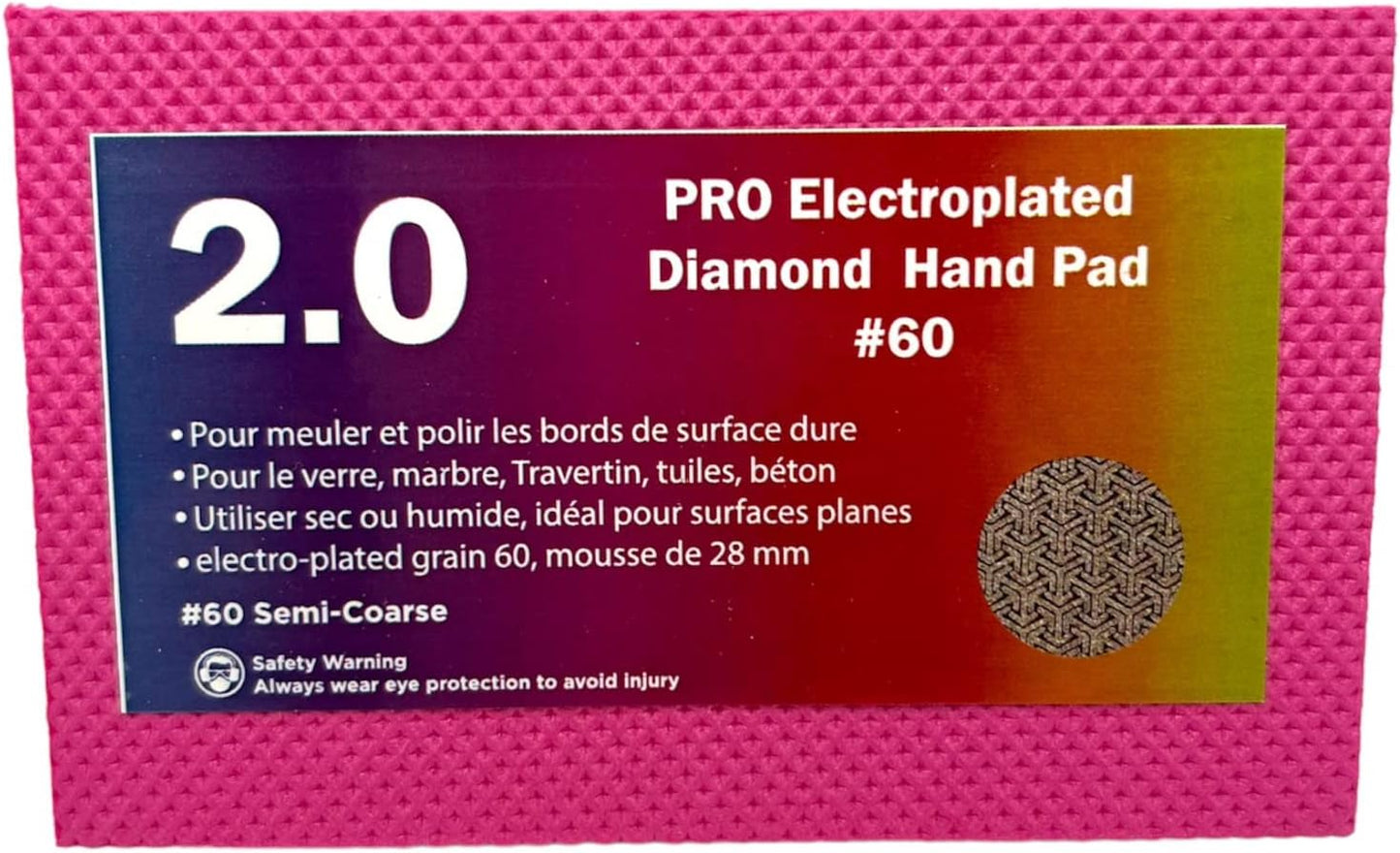 🔥Manueller Diamant-Schleifblock Körnung 60 – Professioneller Schleifblock für Fliesen, Marmor, Beton – Fliesenleger-Werkzeug 2.0