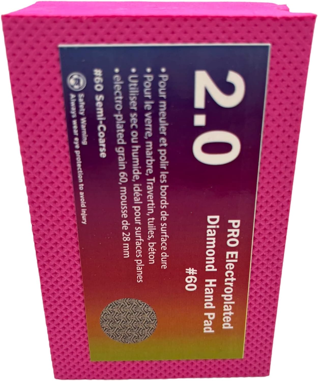 🔥Manueller Diamant-Schleifblock Körnung 60 – Professioneller Schleifblock für Fliesen, Marmor, Beton – Fliesenleger-Werkzeug 2.0