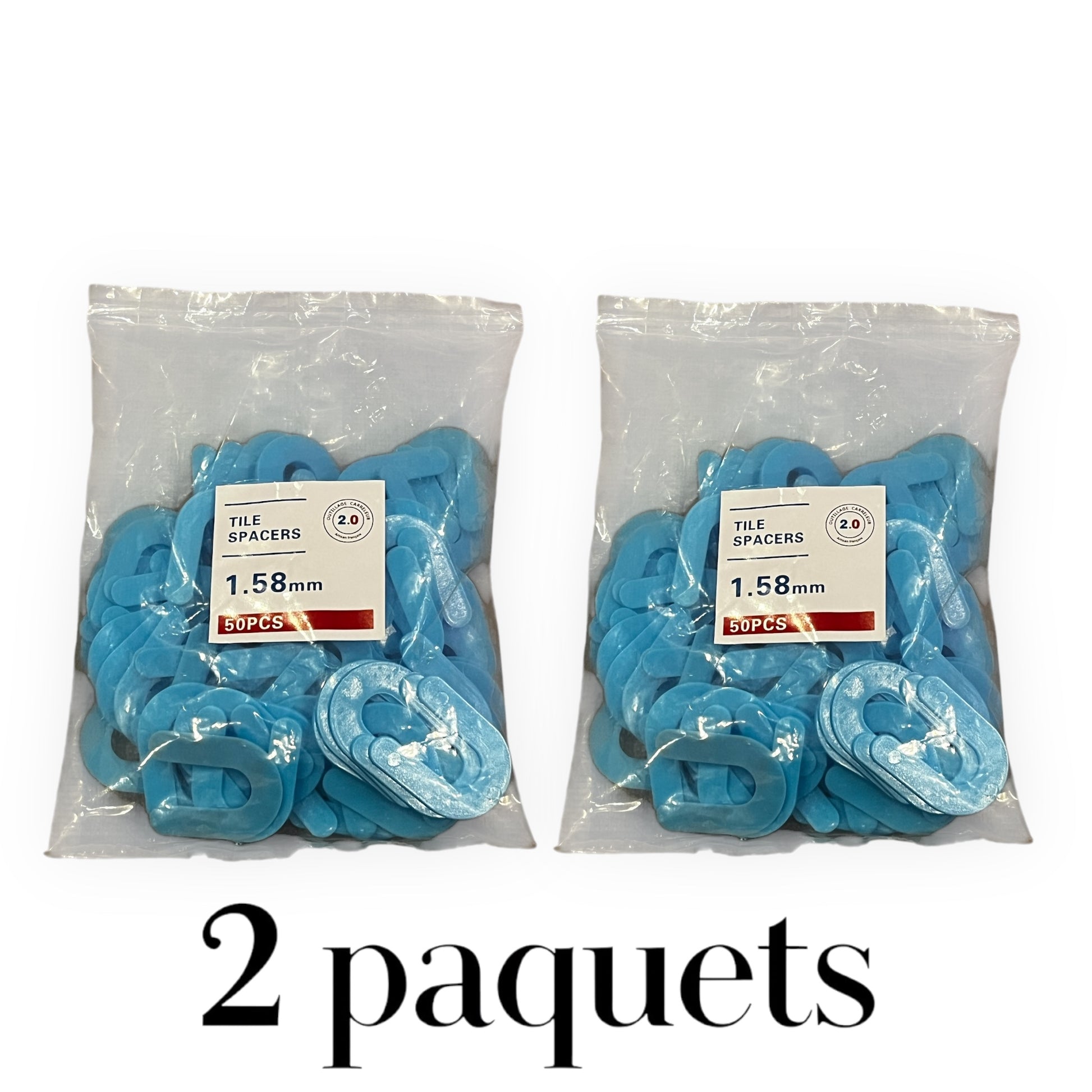 Croisillon en forme de fer à cheval 1.58 mm pour carrelage métro – pose précise