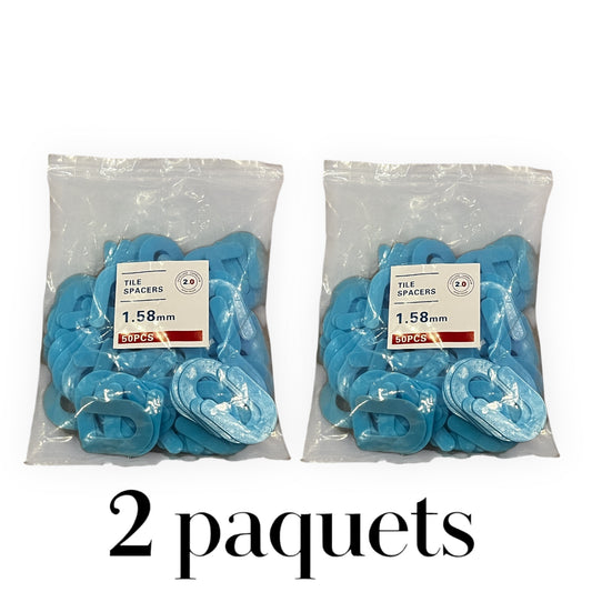 Croisillon en forme de fer à cheval 1.58 mm pour carrelage métro – pose précise