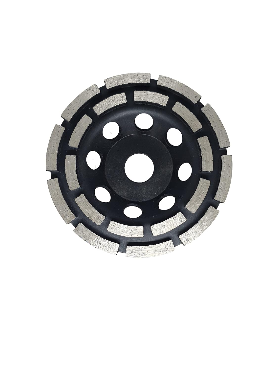 Disque diamant à poncer 125 mm double rangée – vue de face