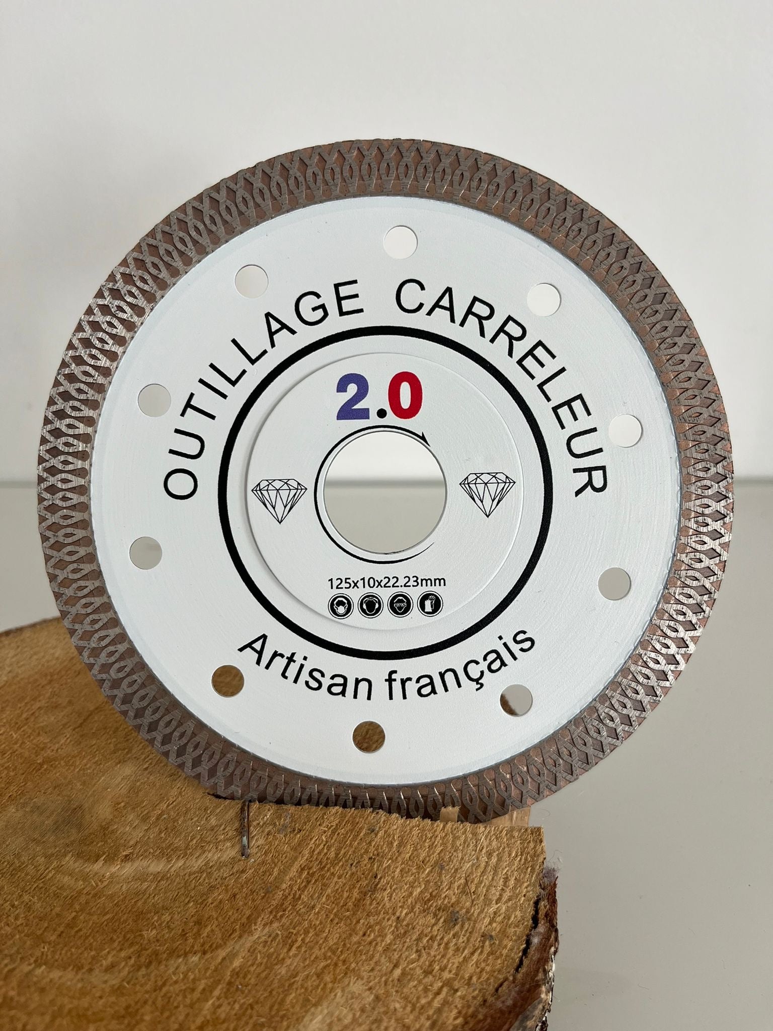 Disque diamant maille turbo 125 mm – coupe précise carrelage et pierre