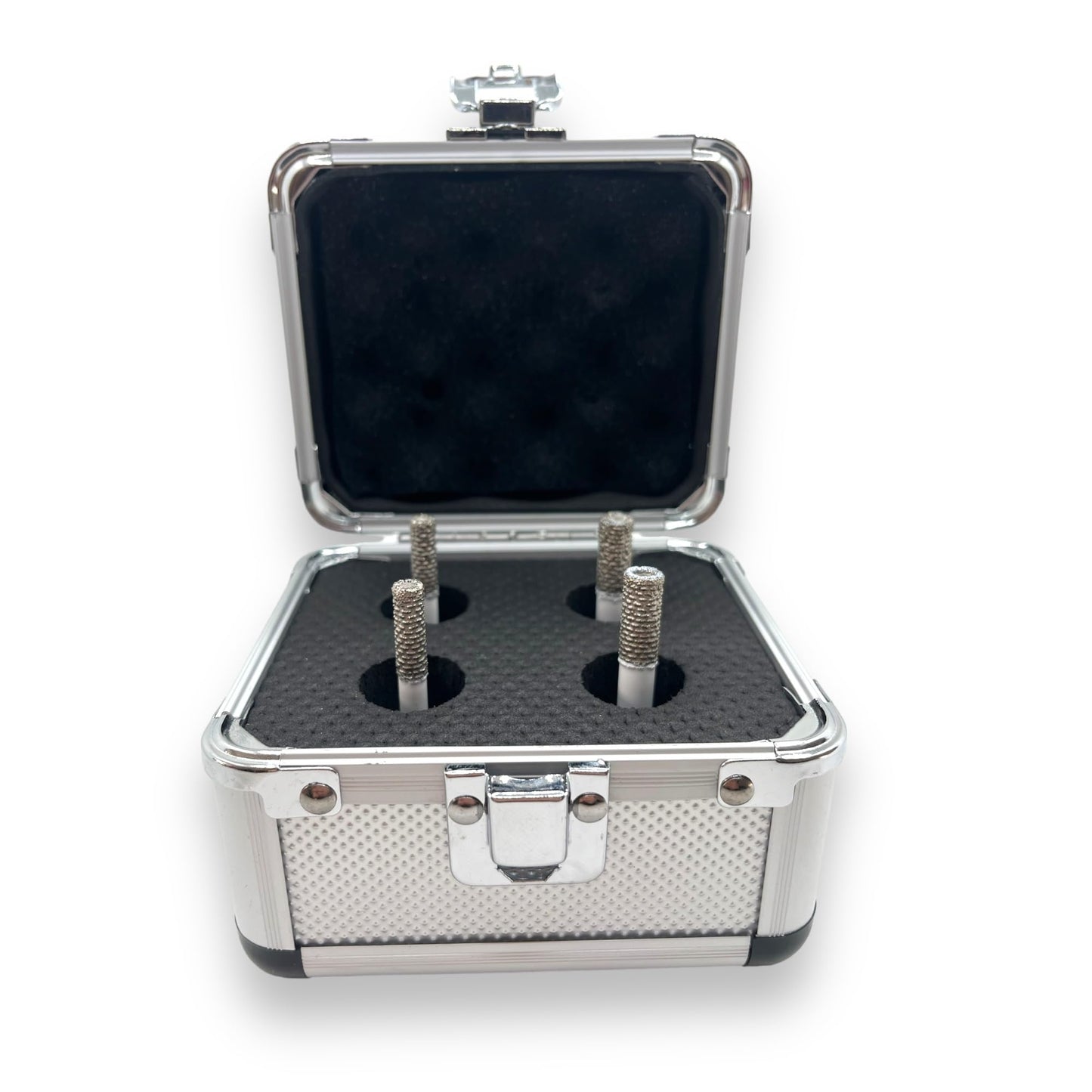 Forets diamantés pour perçage sans éclats – coffret aluminium inclus