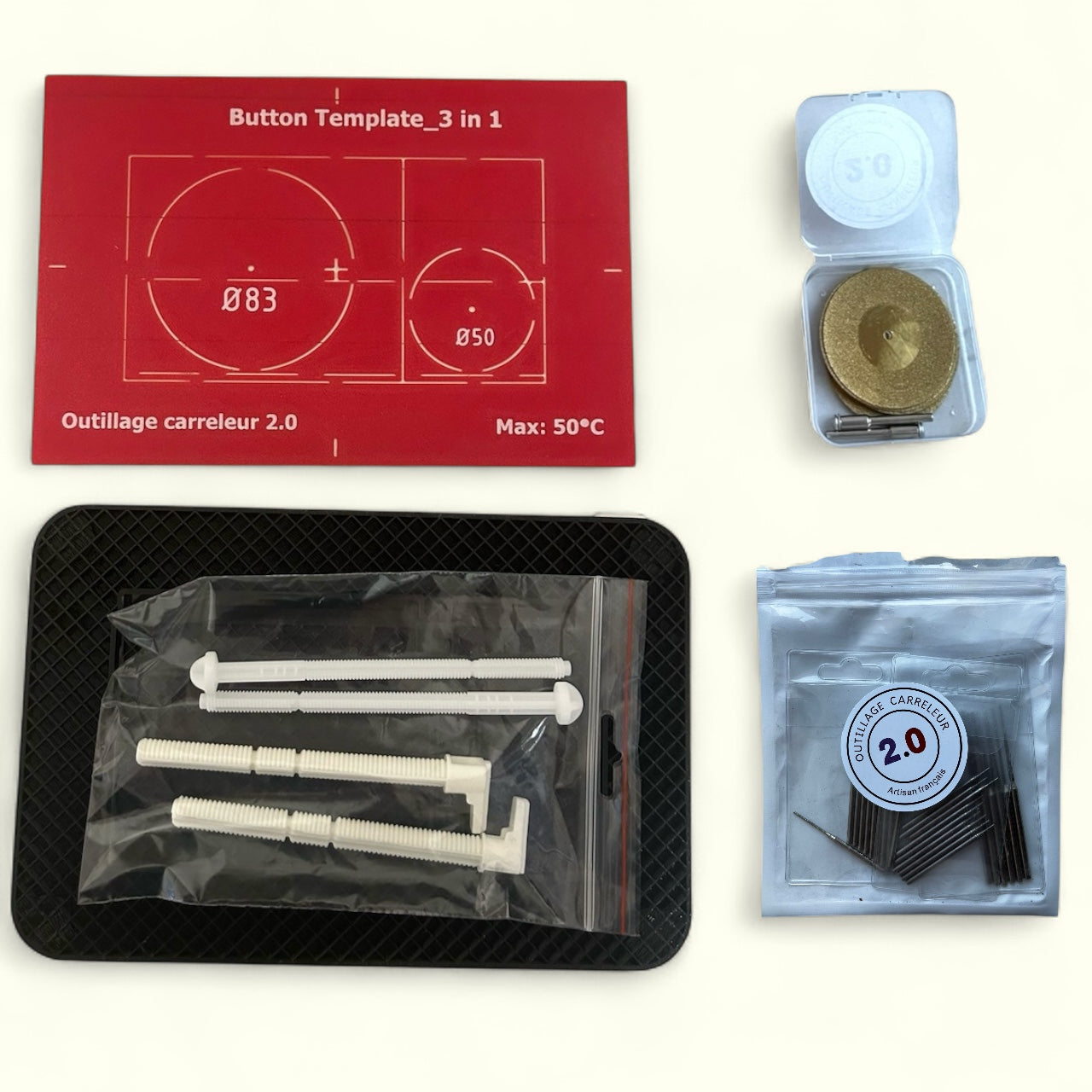 Kit plaque à carreler Delta Luxe complet – Outillage Carreleur 2.0