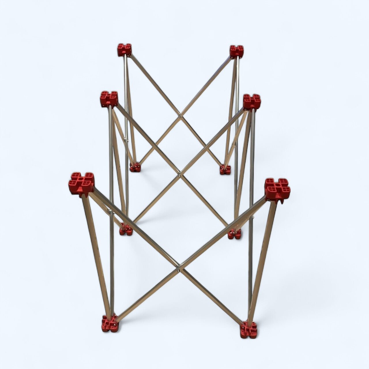 Structure pliante extensible 6 pieds vue déployée