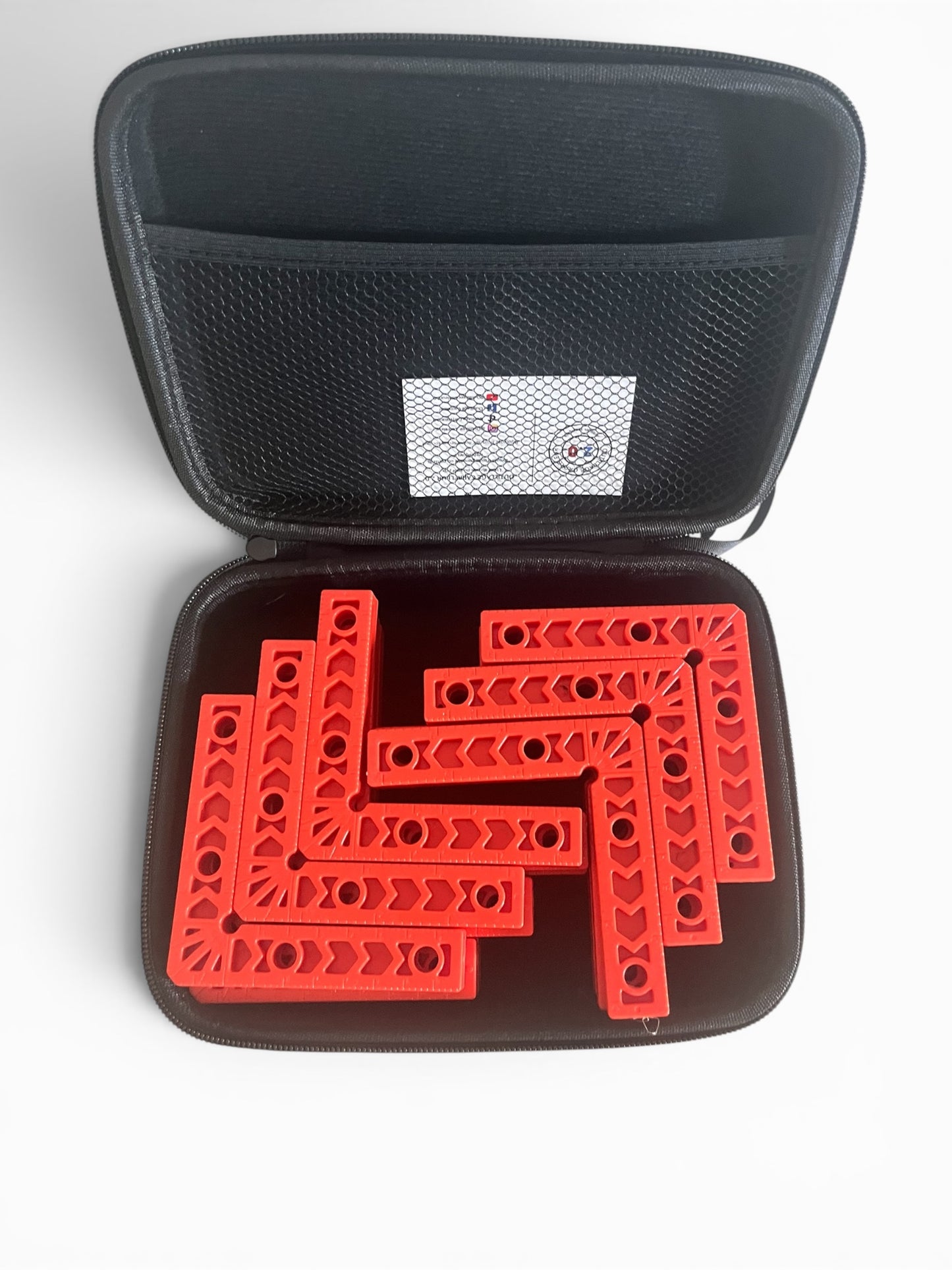Kit 18 Équerres de Positionnement  Plastique avec Sacoche 10x 10 cm pour Carreleurs et Menuisiers – 18 pcs – Spécial Carrelage