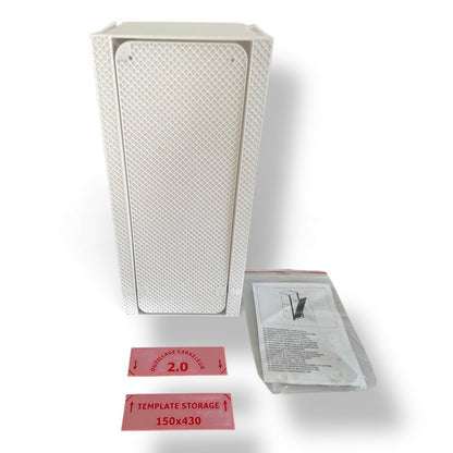 Rangement 3 Rouleaux Papiers Toilettes Encastrable à Carreler | Outillage Carreleur 2.0