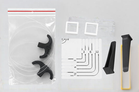 Kit de Gabarits pour Découpes Arrondies de Produits Encastrés