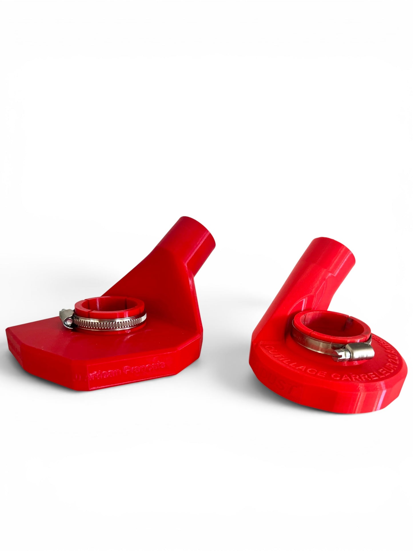 🔥Pack de 2 Capots Aspirants Ø125 mm pour Meuleuse – Biseaux 45° Sans Poussière