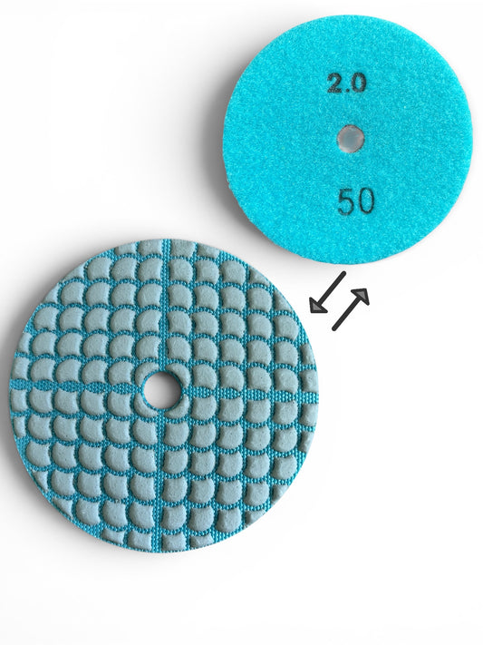🔥NEW Pad Diamant Gouttes d’Eau 50 mm – Finition Carrelage – À l’unité