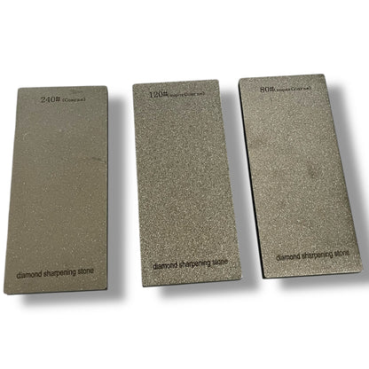 🔥 Kit 3 Cales à Poncer Diamantées – Grains 80 / 120 / 240 – Finition Carrelage & Pierre – Outillage Carreleur 2.0