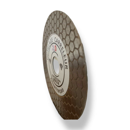 🔥Diamond Bevel Disc 125 mm – 45° Cut Honeycomb | Pro Finish | Tiling Tools 2.0