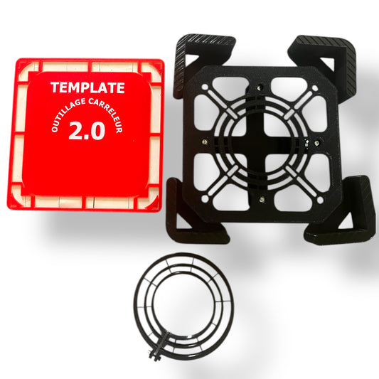 🔥Große befliesbare VMC – Universelle runde und quadratische Schablonen | Fliesenlegerwerkzeug 2.0