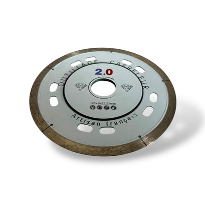 🔥Disque Diamant 125 mm Kaizen – Coupe Ultra-Fine Carrelage, Grès Cérame, Marbre, Granit | Outillage Carreleur 2.0