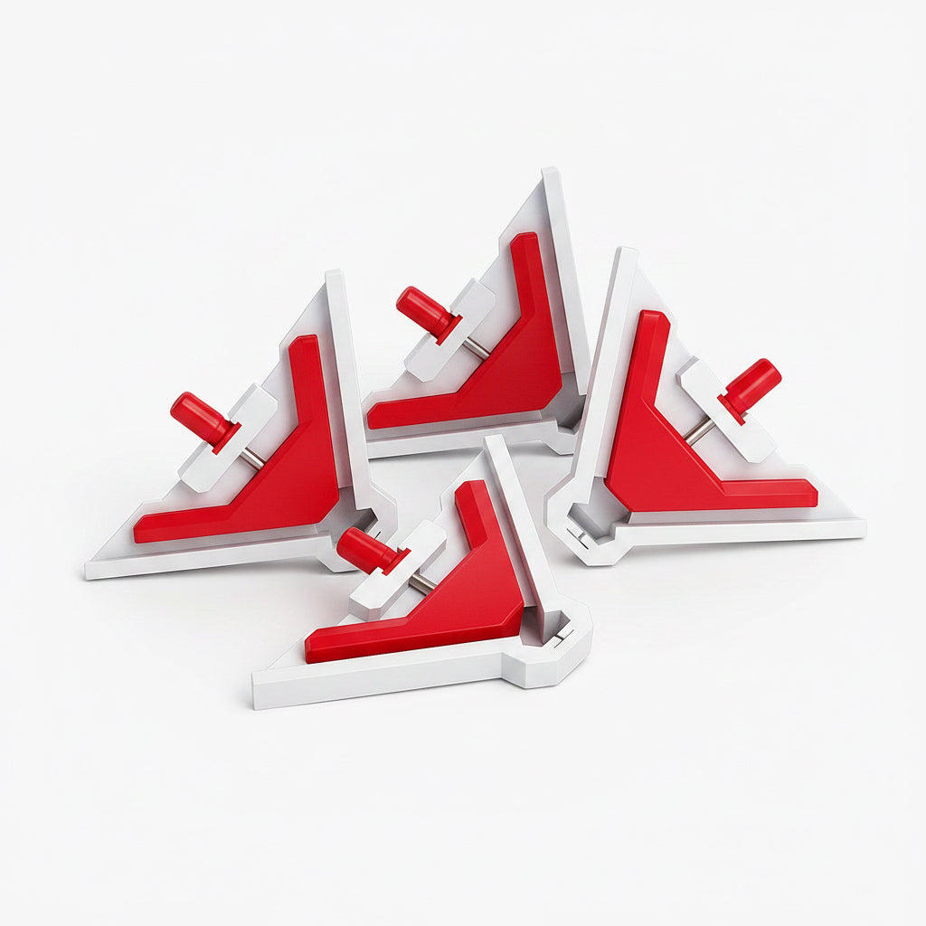 Pack de 4 Serres joint d’angle 90 degrés pour profile de carrelage