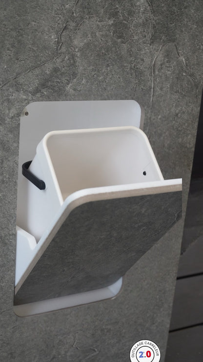 🪨 Poubelle encastrée à carreler – Design discret & intégration parfaite