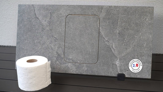 🔥Porte-papier toilette encastré à carreler – Design moderne & finition invisible