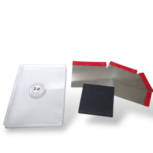 🔥Kit de Spatules Inox de Finition avec Étui – Outillage Carreleur 2.0