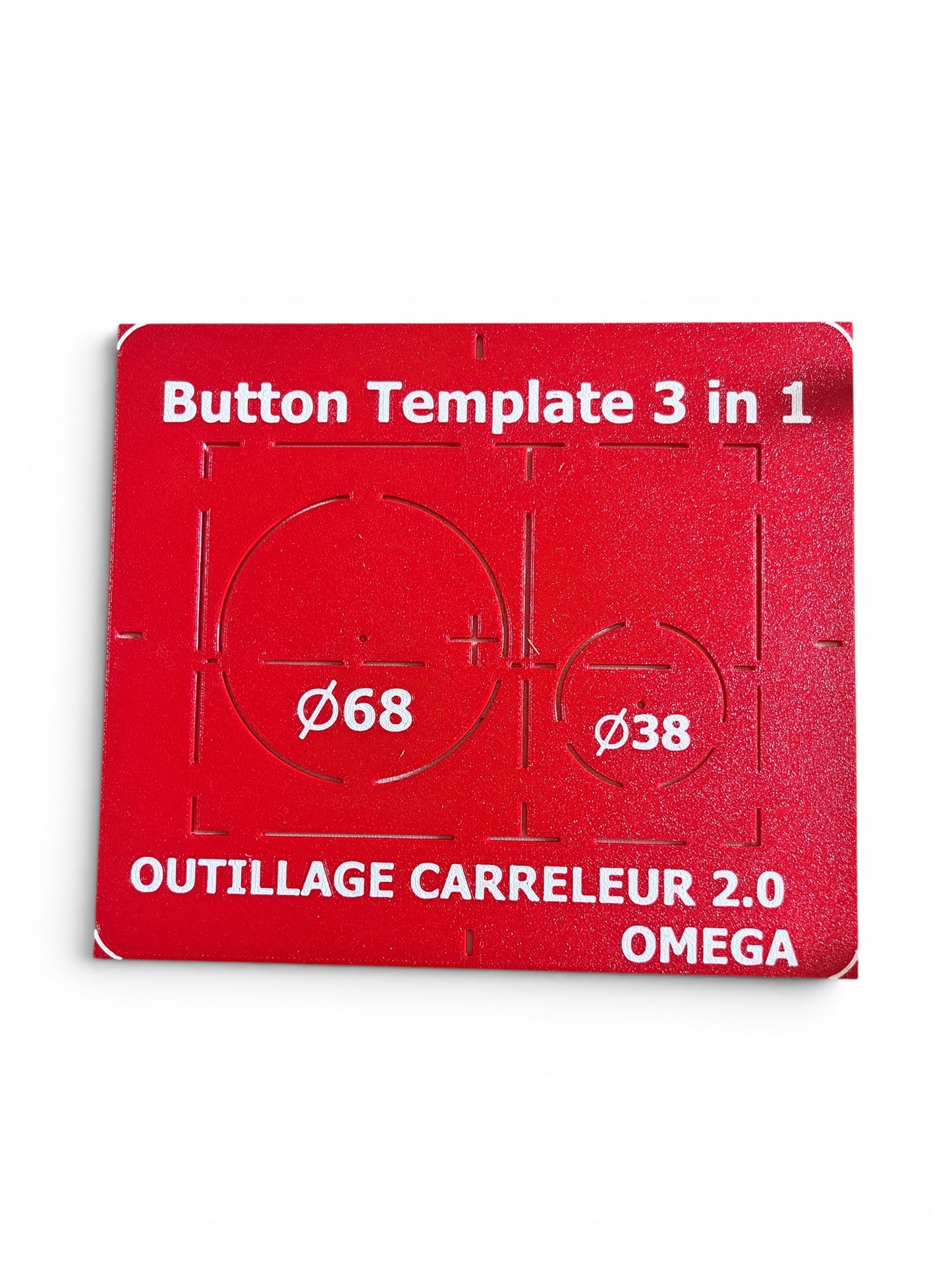 Kit Plaque de Déclenchement à Carreler Type Geberit OMEGA – Double Placo