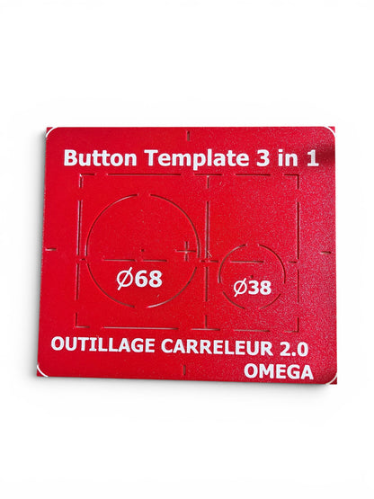 Kit Plaque de Déclenchement à Carreler Type Geberit OMEGA – Double Placo