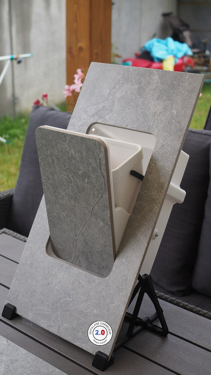 🪨 Poubelle encastrée à carreler – Design discret & intégration parfaite
