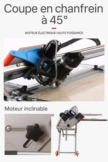 🔥Machine de découpe automatique de carrelage Wandeli – Coupe en chanfrein 45°